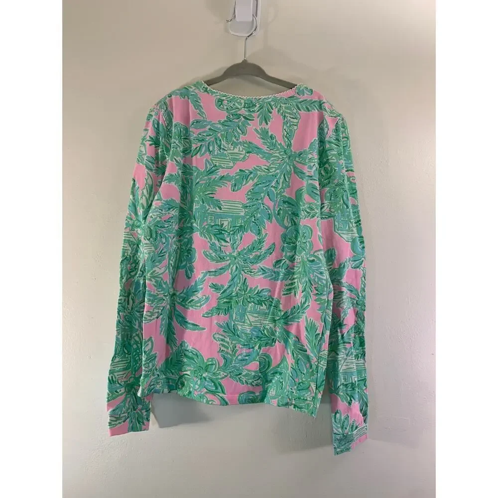 LILLY PULITZER Girl’s Pajama Top / Size: 14